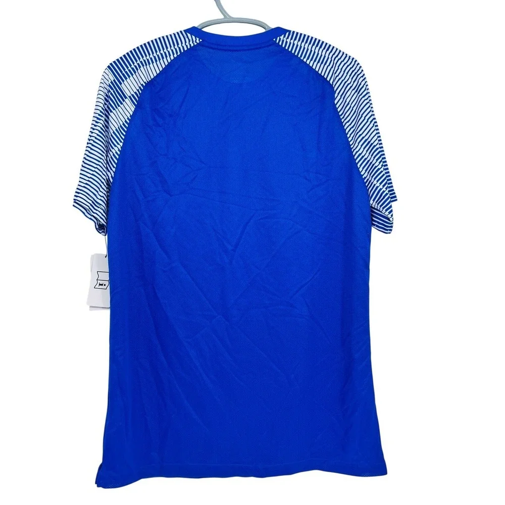 Nike Dri-FIT US Short Sleeve Academy Soccer Jersey Men's L Royal Blue DH8033 NWT